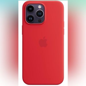iPhone 14 Pro Max Silicone Red